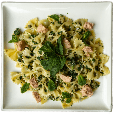 Farfalle With Tuna and Mint